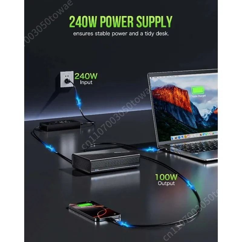 Oculink Egpu Dock Graphics Card - OcuLink, Stasiun Docking GPU Eksternal USB4