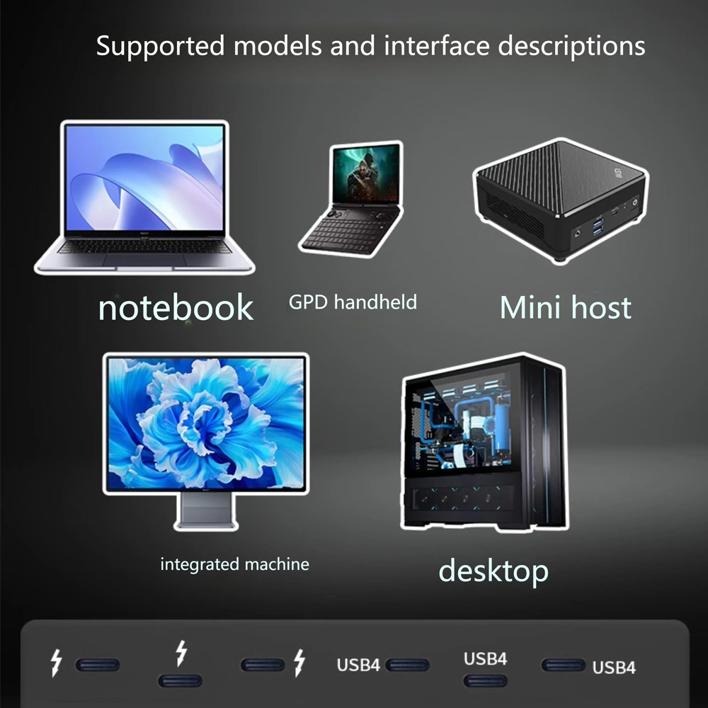 Adaptor Oculink Thunderbolt US - Oculink Egpu Dock Graphics Card ulasan dan harga